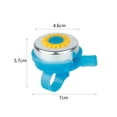 thumbnail image 4 of Timbre de bicicleta con forma de flor para niños, timbre de polipropileno para manillar de bicicleta de carretera Azul, 4 of 8