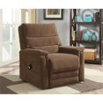 thumbnail image 4 of Home Fare Upholstered Power Recliner Lift Chair in Coffee Brown, 4 of 9