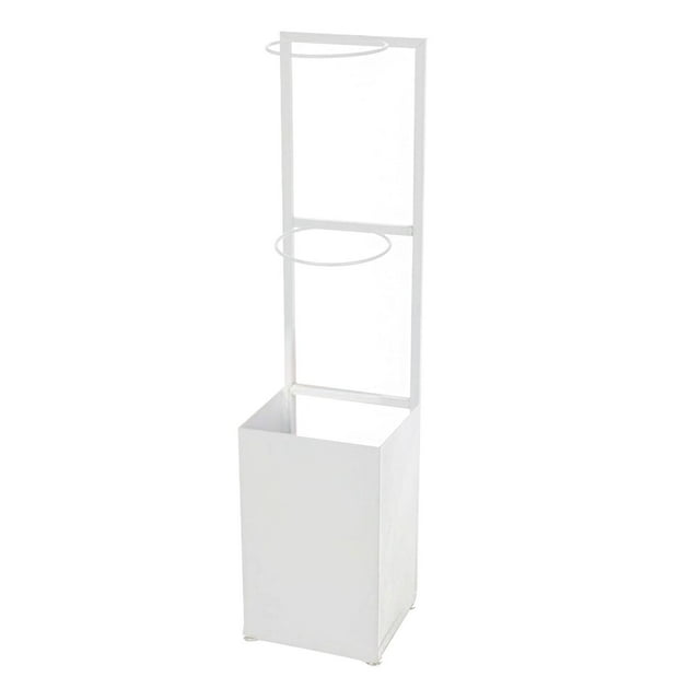 jinwen Basketball Rack Sports Equipment Organizer for School Basement Baseball Bats White