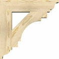 thumbnail image 3 of Ekena Millwork 4"W x 20"D x 28"H Westlake Craftsman Rough Sawn Bracket, Western Red Cedar, 3 of 4