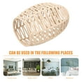 thumbnail image 4 of HINTRMENT Large Rattan Lampshade Lamp Cover Khaki Paper Rope Decoration For Restaurant 1Pack, 4 of 5