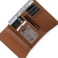 thumbnail image 2 of Montana West Women's Wallets RFID Embossed Floral Trifold Wallet, Brown, 2 of 6
