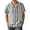 AC03-Gray, variant on Men's Cuban Guayabera Shirt Short Sleeve Button Down Shirts Casual Summer Beach Striped Linen Shirts Green XL