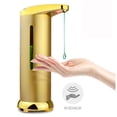 thumbnail image 4 of Dispensador de lavado a mano, dispensador de gel para lavabo de baño, dispensador automático de gel sin contacto, dorado Sweethay HA004643-03, 4 of 7