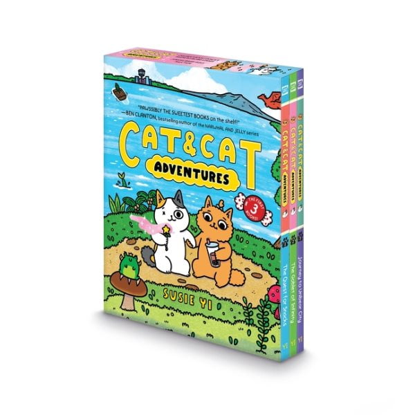 Pre-Owned Cat &amp; Cat Adventures Cat &amp; Cat Adventures 3-Book Box Set: A Graphic Novel, (Paperback)