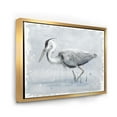 thumbnail image 3 of Grey Heron Bird In Lake 20 in x 12 in Framed Painting Canvas Art Print, by Designart, 3 of 5