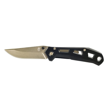 Gerber Airlift Folding Knife Plain Edge Black