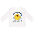 thumbnail image 3 of Inktastic Life's Ducky 2nd Birthday Boys or Girls Long Sleeve Toddler T-Shirt, 3 of 5