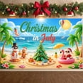 thumbnail image 4 of Colorful Design Christmas in July Beach Theme Summer Holiday Banner for Tropical Celebration Outdoor Party Festive Gathering, 4 of 7
