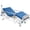 Blue [3 Functions], variant on ZENART Full Electric 2 Function Hospital Bed with 4" Mattress, ICU Home Care Bed with IV Pole & Dining Table, 5" Locking Casters
