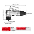 thumbnail image 1 of Handheld KP-5705 MINI MÁQUINA DE CHAFLAN NEUMÁTICA 45 Grados Arc Burr Recortador Carpenter Herramienta de Chaflín, 1 of 7