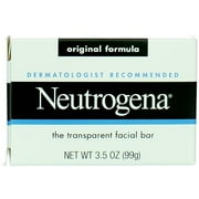 Neutrogena The Transparent Original Formula Facial Bar, 3.5 oz (6 Pack) (Bundle)