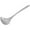 White, variant on Hutzler 11-Inch Melamine Soup Ladle, BPA Free and Heat Resistant Serving Spoon - Gray