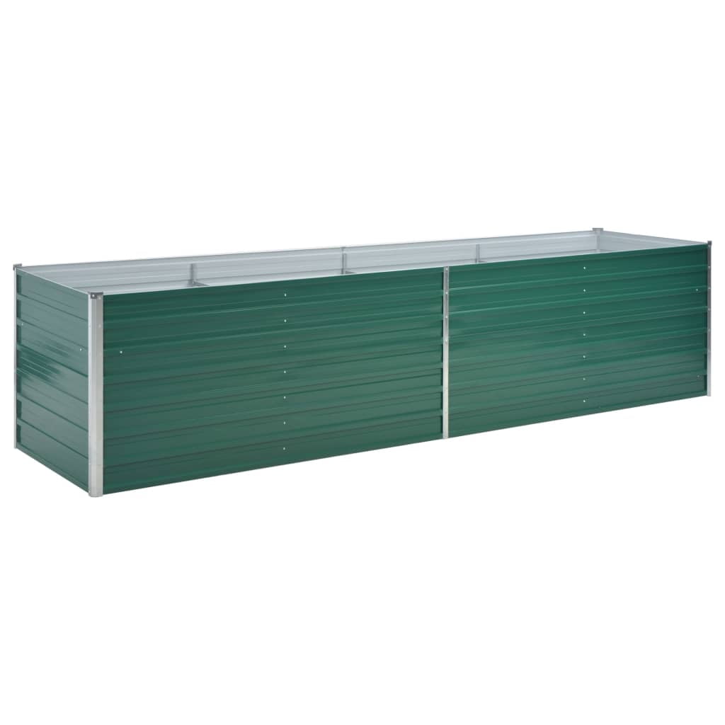 Kepooman Outdoor Garden Bed, Metal Above Ground Raised Planter Box for Vegetables Flowers, #1Green Kepooman Outdoor Garden Bed, Metal Above Ground Raised Planter Box for Vegetables Flowers, #1Green