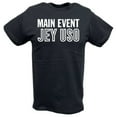 thumbnail image 5 of Main Event Jey Uso Yeet White Logo Black T-shirt, 5 of 6