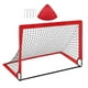 thumbnail image 4 of Red de portería de fútbol para niños Red de portería de fútbol Puerta de fútbol para patio de juegos Rojo, 4 of 9