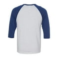 thumbnail image 3 of BELLA + CANVAS Unisex Three-Quarter Sleeve Baseball Tee, 3 of 5