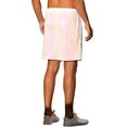 thumbnail image 3 of Sequins Shorts for Men's Elastic Waist Sparkly Party Wear Glitter Short Pants 38 Holographic, 3 of 6
