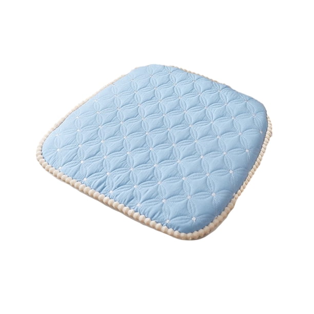 Naiovety Almohadillas para sillas transpirables para comedor - Cojines para sillas duraderos y elegantes azul cielo Sin material de relleno Type2 NO2