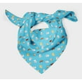 thumbnail image 3 of Bimba Blue Mix Dog Pure Silk Printed Head Bandanas Summer Neck Wrap Scarf 40 x 80 Inches, 3 of 6