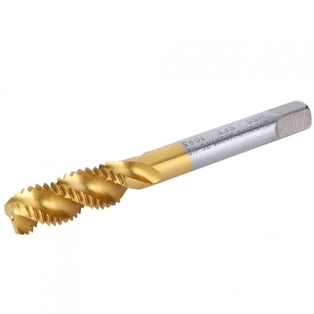 

M12x1.75mm Spiral Fluted Tap High Speed Steel Practical Screw Tap Drill Tool
