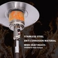 thumbnail image 3 of Freestanding Outdoor Patio Heater, Portable Gas Heater, 46,000 BTU Powder Coat Brown, 3 of 8