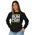 thumbnail image 4 of Run Pittsburgh Pennsylvania PA Long Sleeve TShirt Men Women Brisco Brands S, 4 of 5