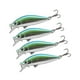 thumbnail image 5 of 4 señuelos de pesca, cebos crankbait, señuelos de natación realistas con anzuelo triple. Azul verde, 5 of 9
