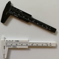 thumbnail image 4 of Shisuyan 80mm Mini Plastic Sliding Vernier Caliper Button Jewelry Size Gauge Measure Tool (White), 4 of 8