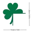 thumbnail image 3 of Meggemo Saint Patricks Day Wooden Corner Decoration for Door Frame Wall Accent Holiday Home Decor with Shamrock Design, 3 of 4