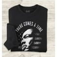 thumbnail image 2 of S4E Men's Martin Luther King Jr. Silence is Betrayal Crewneck Sweatshirt XXXXX-Large Black, 2 of 4