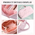 thumbnail image 4 of SPEKSEE Travel Makeup Bag for Women, 2Pcs Puffer Waterproof Cosmetic Organizer, Wide-Open Lay-Flat Cosmetic Bags, Large Capacity Water-Resistant Toiletry Organizer with Compartments, 4 of 7