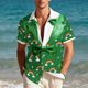thumbnail image 4 of Ceisia St. Patrick's Day Men's Unisex Hawaiian Shirt | Summer Beach Casual Short Sleeve Button Down Gift Printed Top, 4 of 9