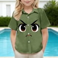 thumbnail image 6 of Piuwrlz 3 Years Boys Short polo Sleeve Toddler Funny Graphic Shirts Tops Pocket Pullover T Shirts Army Green Size 3 Years, 6 of 9