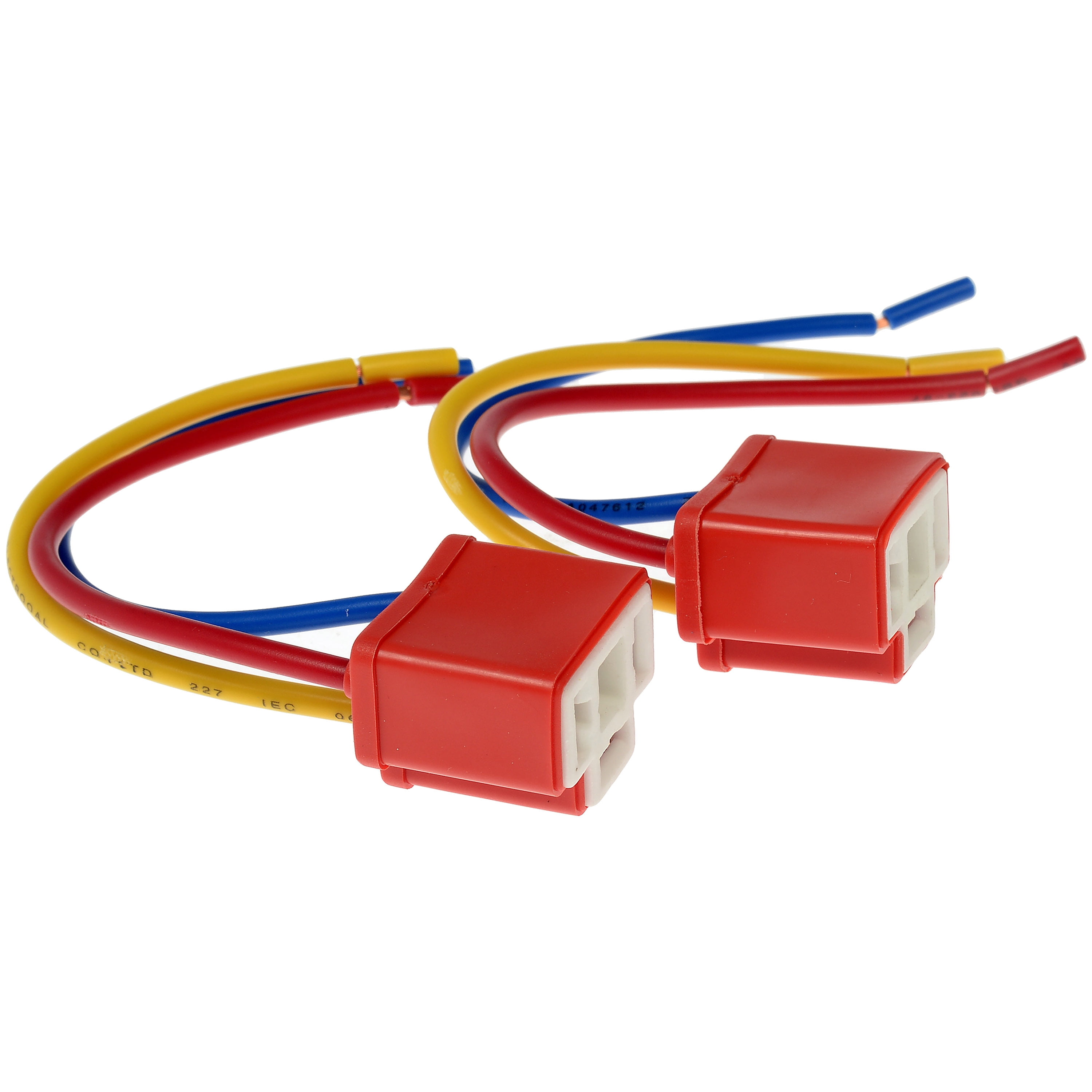 Dorman HELP 3-Wire Ceramic Headlight Socket, Pack of 2, Automotive Pigtails & Sockets
