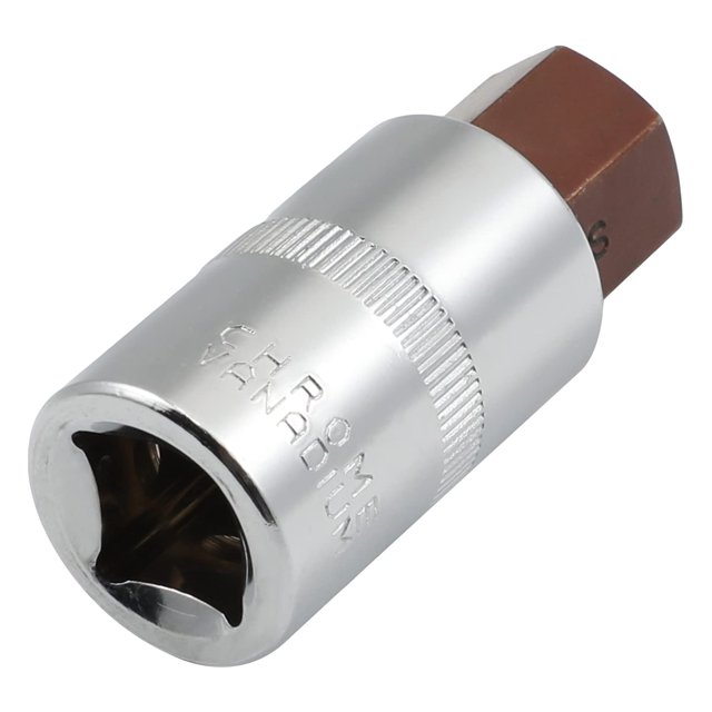 Utoolmart 1/2" Drive x 17mm Long Hex Bit Socket, Metric, S2 & Cr-V Steel 1Pcs