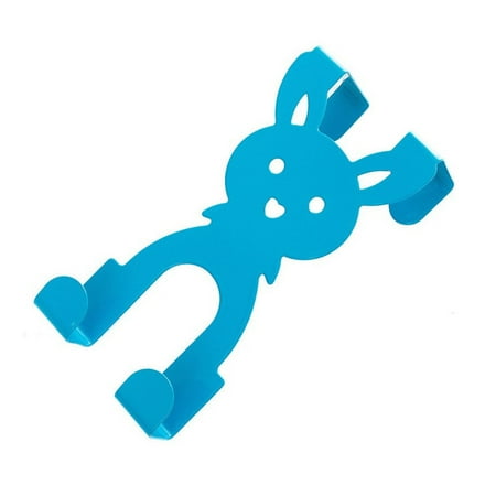 

BELOVED Rabbit Shape Rack Bathroom Clothes Coat Hook Hooks And Slides Durable Blue Livingroom Kitchen Accessories