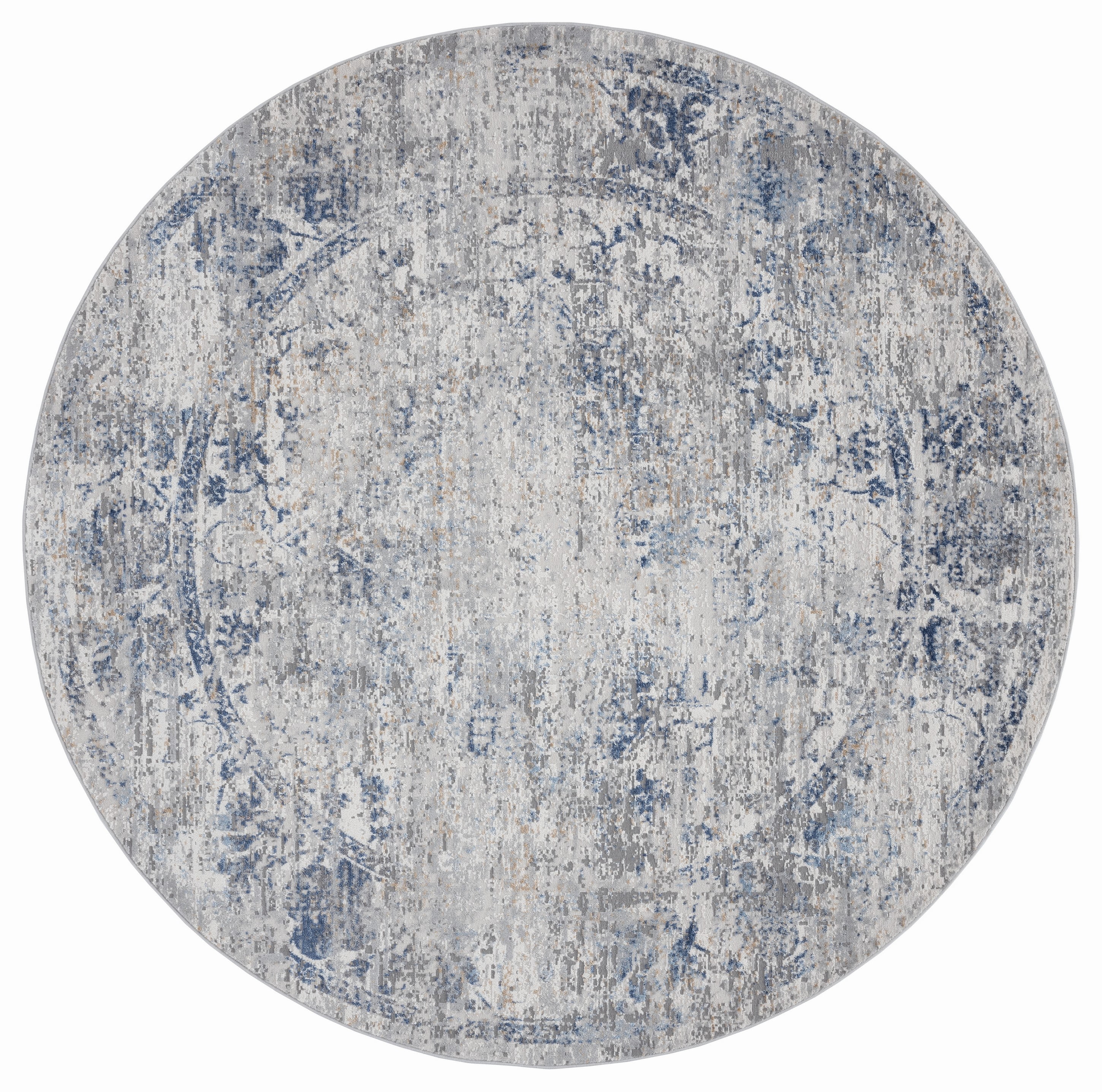United Weavers Dawson Affection Transitional Bordered Area Rug, Blue, 12'6" x 15'