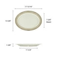 thumbnail image 2 of Excellante Jazz Melamine Dinnerware Collection 18"x13 1/2" Oval Platter, Comes in Each, 2 of 3
