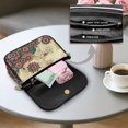 thumbnail image 4 of ZUXONGSY Retro Boho Mandala Dragonfly Print Shoulder Bag for Women PU Leather Crossbody Travel Purse Mini Satchel with Adjustable Wide Strap for Daily Use Shopping, 4 of 7