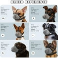thumbnail image 3 of Dog Muzzle,Mesh Soft Muzzle for Small Medium Large Sized Dogs, Breathable Reflective Adjustable Puppy Muzzles with Collar for Scavenging Grooming Biting Chewing,Allows Panting and Drinking, 3 of 6