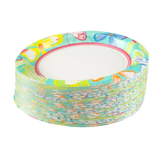Artstyle (75 Pack) Paper Plates 7 Inch Bulk Round Party Plates Set