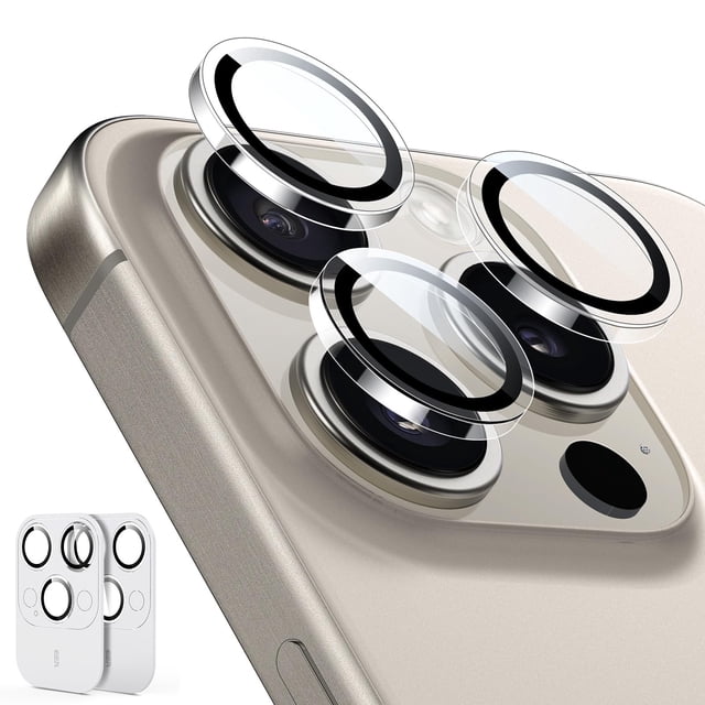 Protector de lente de cámara ESR para iPhone 15 Pro Max/15 Pro/14 Pro
