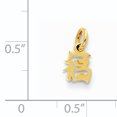 thumbnail image 2 of 14K Yellow Gold Chinese Symbol Good Luck Charm, 2 of 2