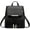 Black, variant on MMYGU Women Fashion Backpack Purse Cute Book Bags and Shoulder Bag PU Leather Travel bag