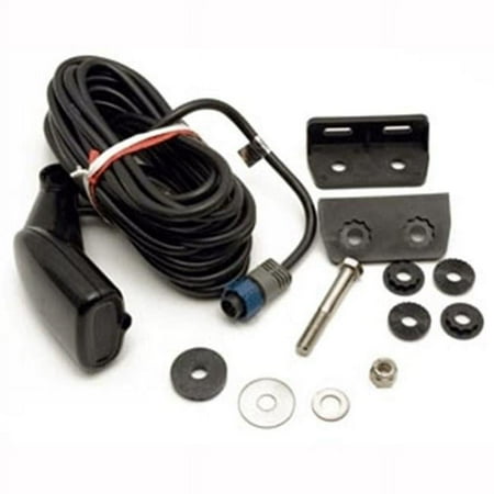 UPC: 0042194524092 | New Lowrance Transducers lowrance 10677 HST-DFSBL dual frequency skimmer with built-in temperature sensor
