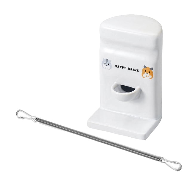 Suministro automático de agua para hámster, área de bebida para mascotas, botella de cerámica Reent, dispensador automático para hámster, erizo, Sunnimix Botella de bebida de hámster