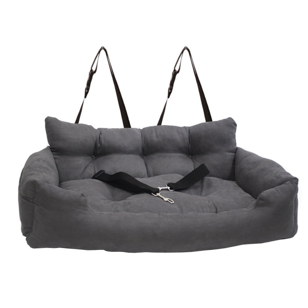 Siège Auto Pour Chien - Harnais De Sécurité - Jusqu'à 15 Kg - Lavable - Antidérapant - 55x50x30 Cm