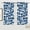 Blue, variant on Black White Abstract Living Room Curtains, Mid Century Boho Geometric Modern Curtain 63 Inches Long 2 Panels Circle Patterned Farmhouse Retro Grommet Drapes for Bedroom Dining Room 42x63in