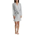 thumbnail image 1 of Blis Women's Soft Shower Robe - Ladies Sleep & Loungewear Bathrobe Nightgown - Grey, Small, 1 of 3
